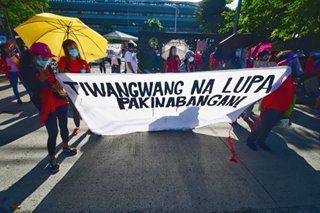 Homeless march on Bonifacio Day