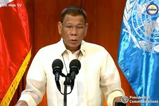 Duterte to attend virtual United Nations session on COVID-19 this week