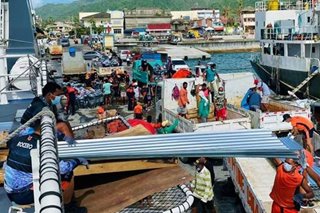 Panibagong relief supplies, naihatid sa Catanduanes