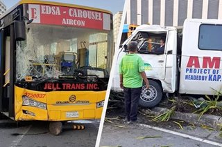 8 sugatan sa salpukan ng bus, ambulansiya sa EDSA