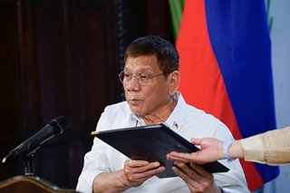 Malacañang receives 2021 national budget for Duterte signing