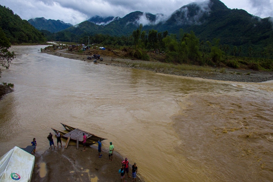Aerial shot of the Kaliwa River in Barangay Daraitan, Tanay, Rizal. Kathleen Lei Limayo/file 