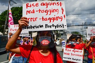 Makabayan bloc disputes Senate report on red tagging probe