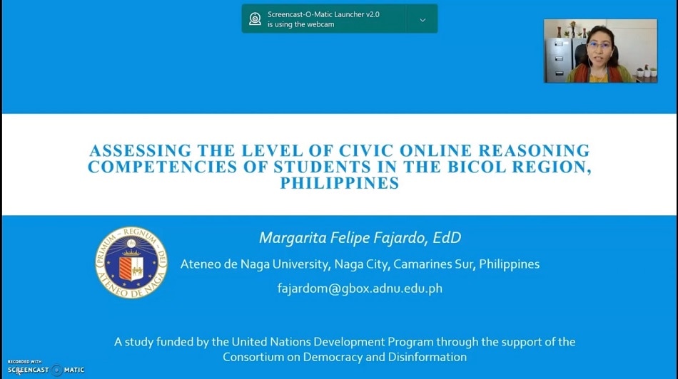 Higher education students in Bicol can’t distinguish news from paid articles – study 1