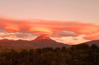 Clouds over magnificent Mt. Apo