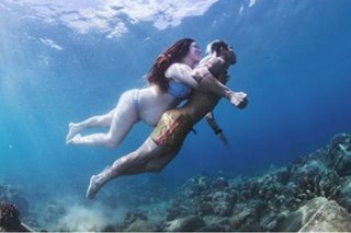 LOOK: Andi Eigenmann, future husband Philmar hold underwater shoot