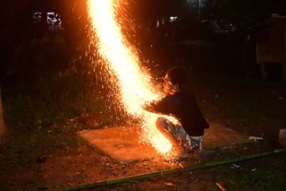 Bilang ng firecracker-related injury dumami kumpara sa 2021