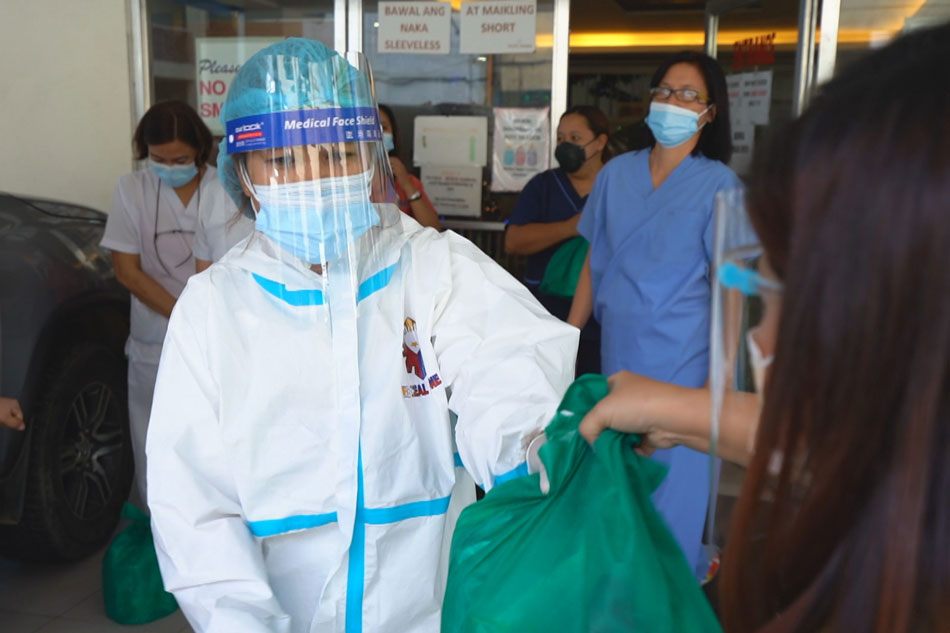 Hospital workers sa Norzagaray, Bulacan hinatiran ng food packs 1