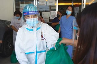 Hospital workers sa Norzagaray, Bulacan hinatiran ng food packs
