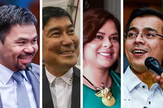 Pacquiao leads survey on preferred senatorial candidates; Isko, Raffy Tulfo high on poll