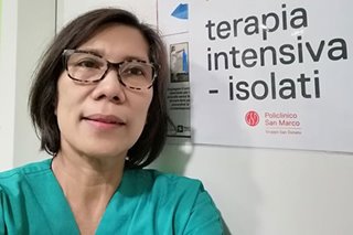 Frontliner abroad: Filipina nurse battles on in COVID-19 epicenter