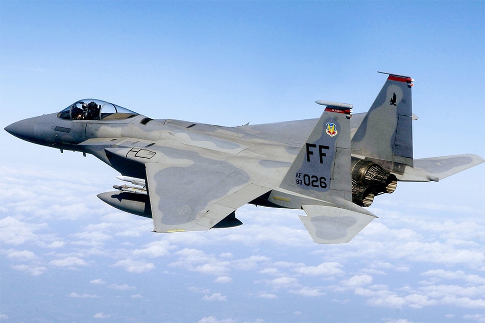 US Air Force F-15 fighter jet crashes in North Sea 1