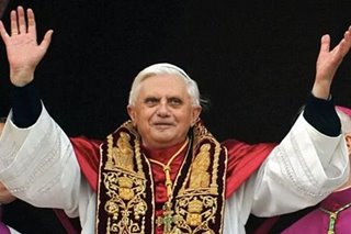 Former Pope Benedict's face shingles 'improving'