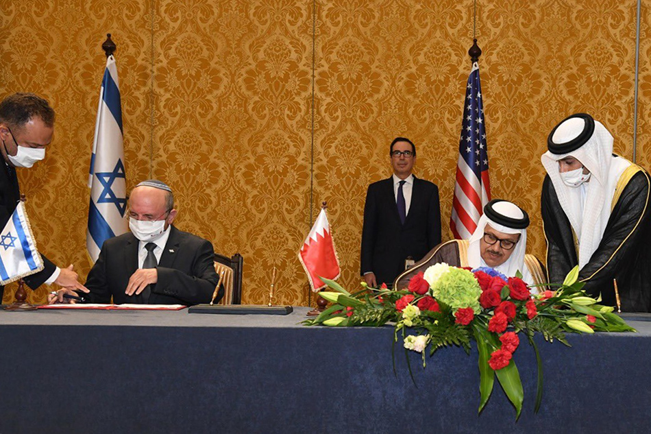 Israel and Bahrain formalize diplomatic ties | ABS-CBN News