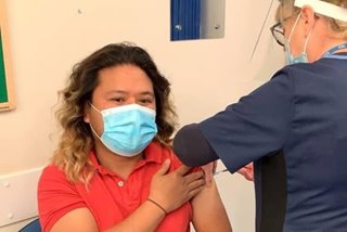 Pinoy hairdresser in UK gets COVID-19 vaccine despite being not in priority list