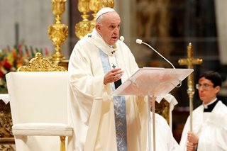 In New Year message, Pope decries violence against women