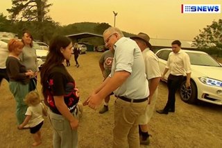 Australian Prime Minister jeered by angry bushfire victims