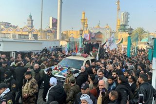 Thousands gather in Baghdad to mourn Soleimani, others killed in US air strike