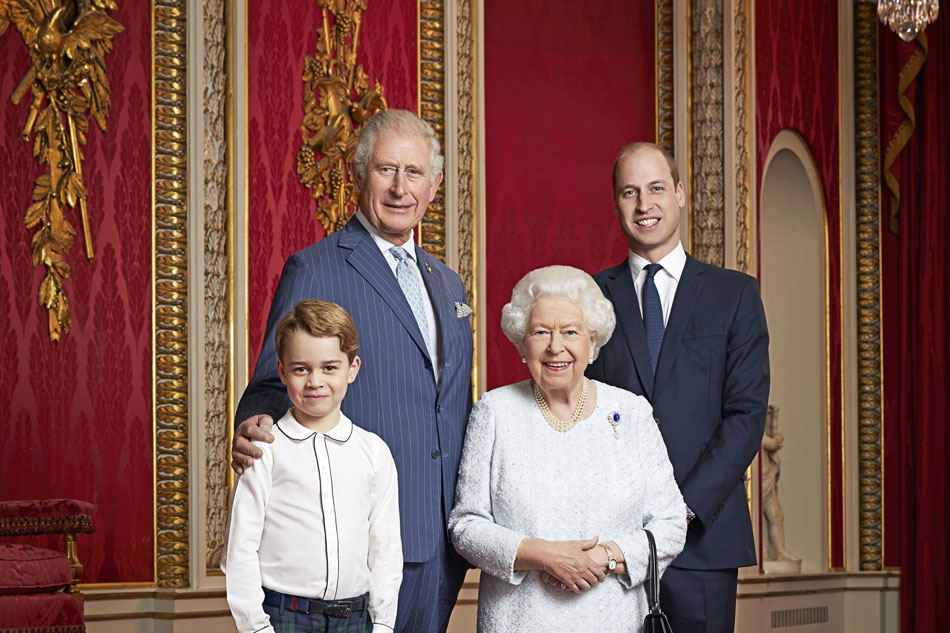 LOOK: Four generations of UK royal family pose for photo to mark new decade 1