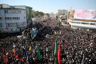Stampede kills 56 at slain general's funeral as Iran vows revenge on US