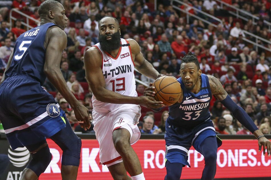 NBA: Rockets' Harden hits scoring milestone in rout over Wolves | ABS ...