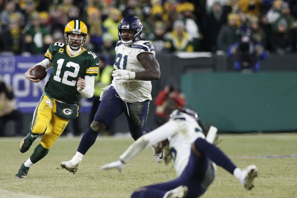 Green Bay Packers hold off Seattle Seahawks to reach NFC