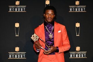 NFL: Ravens QB Jackson named unanimous MVP