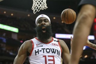 NBA: Harden scores 40 as Rockets defeat Pelicans