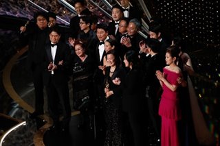 Victory for South Korean film 'Parasite'