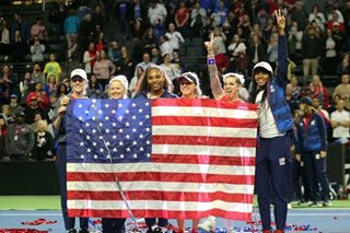 Tennis: U.S. barely beat Latvia in Fed Cup after Williams loses in singles