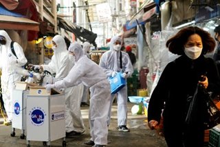 S.Korea reports 505 new coronavirus cases, postpones military drill with U.S.