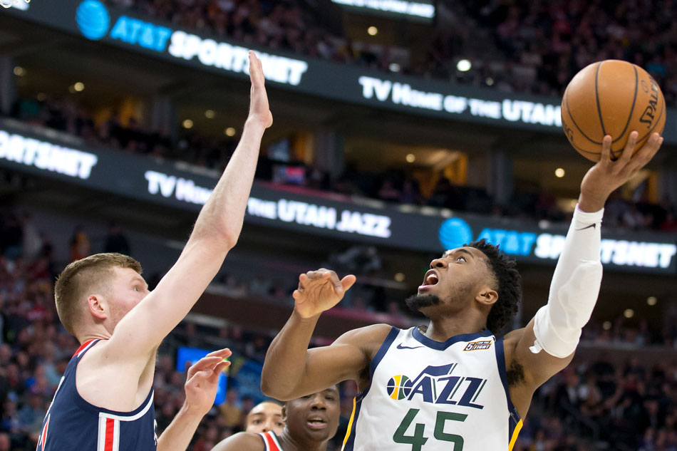 NBA: Mitchell&#39;s 30 helps Jazz end skid with win over Wizards 1