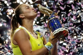 Tennis: Sabalenka topples Kvitova to claim Doha crown