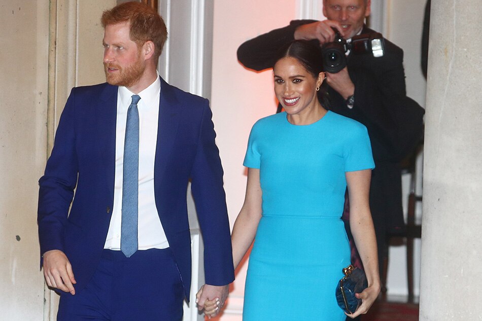 Britain&#39;s Prince Harry and wife Meghan begin farewell royal events 1