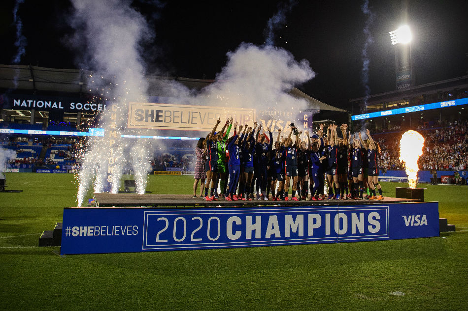 U.S. women's national team wins SheBelieves Cup with 3-1 defeat of Japan