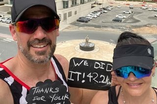 Couple run Dubai balcony marathon to beat coronavirus blues
