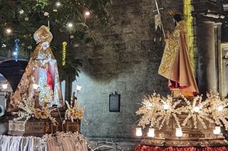 TINGNAN: Easter 'Salubong' sa San Agustin Church ngayong COVID-19 lockdown