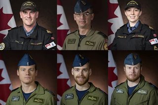 Canada says five missing in navy chopper crash believed dead