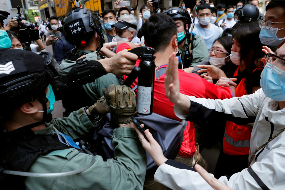 US revokes Hong Kong special status as furor grows on China law 1