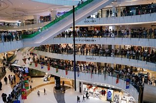 Dozens in Hong Kong stage pro-democracy protest in shopping mall