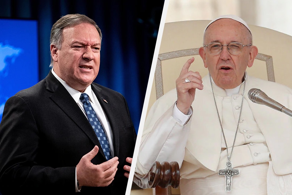 Pompeo calls for Pope Francis to show &#39;courage&#39; over China 1