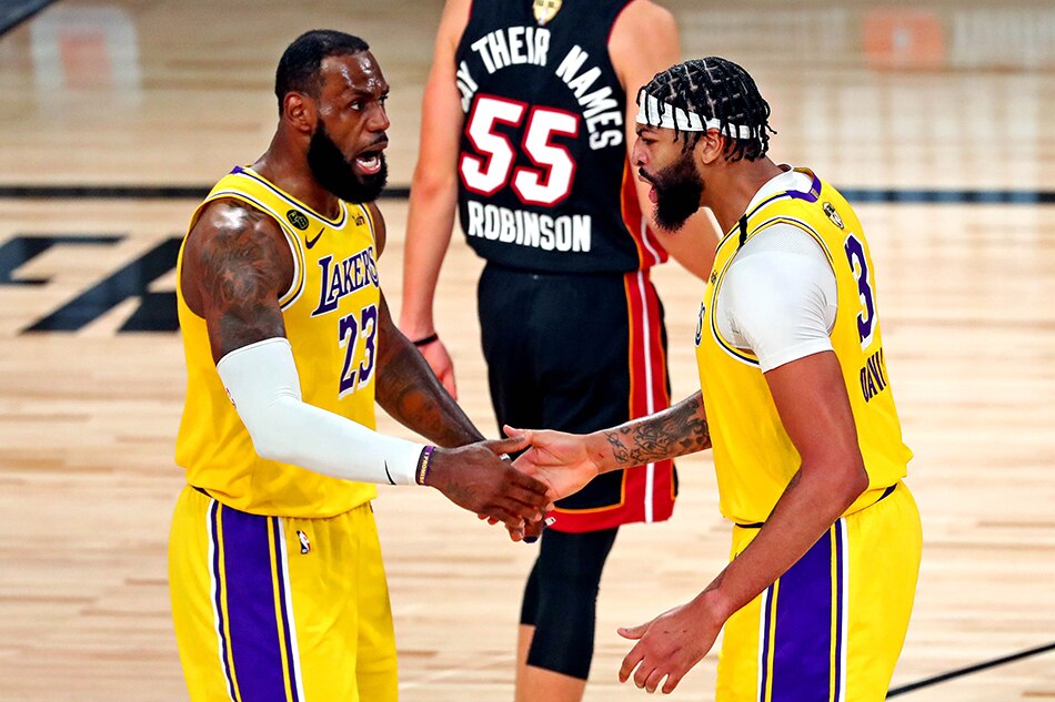 Watch Lakers Cruise Past Heat In Nba Finals Opener Abs Cbn News