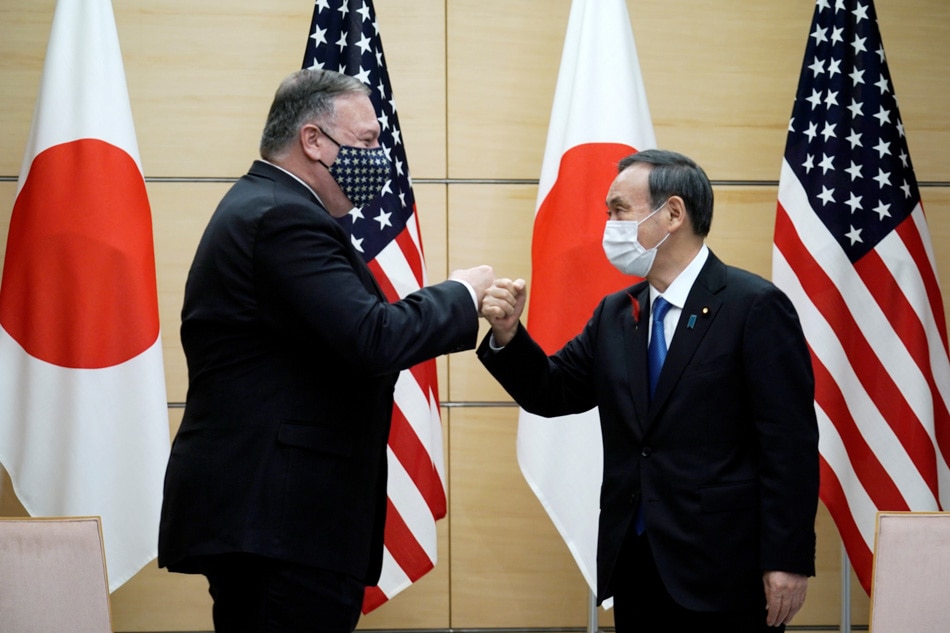 Pompeo meets Suga, other allies in Japan