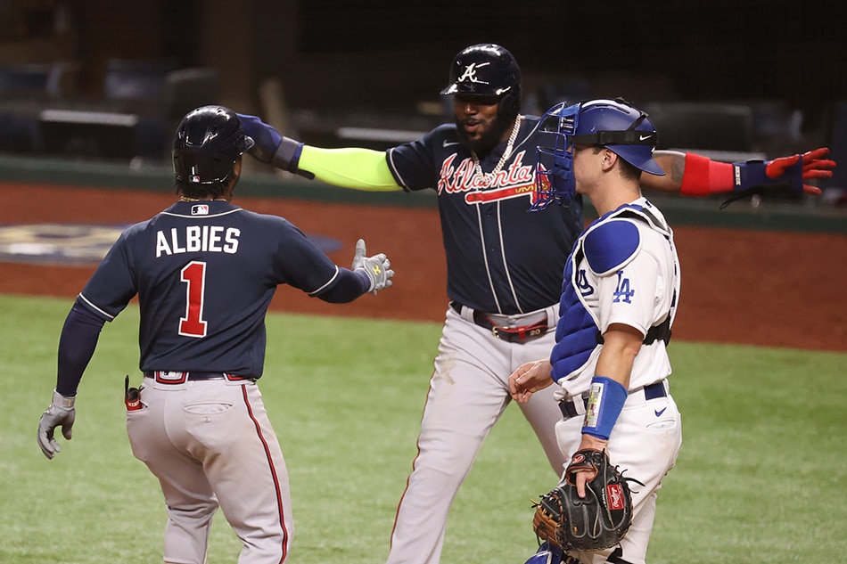 MLB: Braves ride late homers to Game 1 win over Dodgers 1