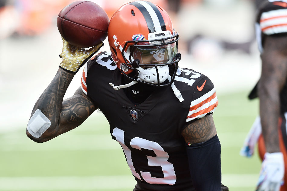 Browns' Odell Beckham Jr. out for the season with a torn ACL suffered in 37- 34 victory over Bengals 