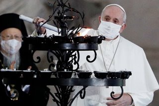Pope derides anti-mask movements, backs racial justice campaign