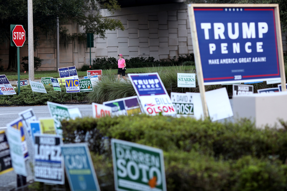 Sign of the times: Biden, Trump fans steal, damage placards 1