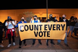 'Count every vote': Protests over ballot tallies sweep through US cities