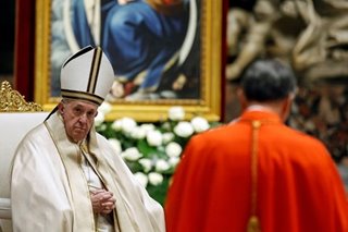 Pope Francis cancels traditional pre-Christmas ceremony due to COVID-19