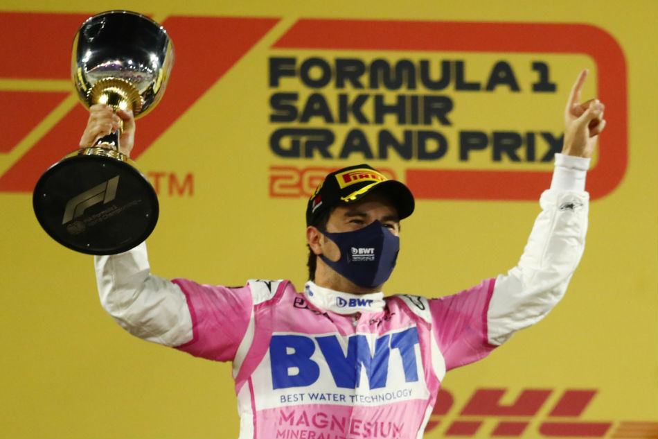 F1: Perez races from last to claim maiden win in crazy race 1